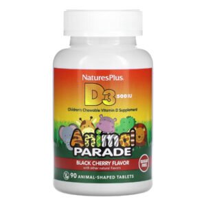 Nature's Plus Вітамін D3 для дітей жувальні без цукру 500 МО - 90 таблеток