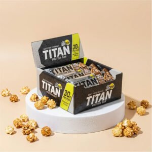 FitWin TITAN BAR — 9x85г Карамельний попкорн