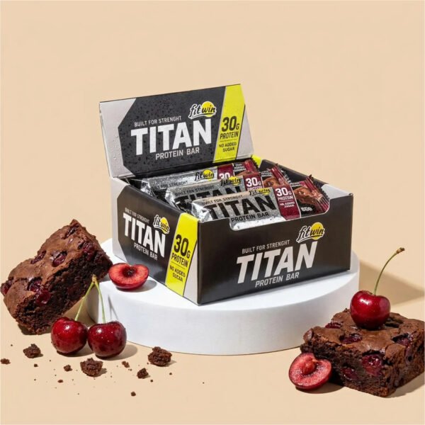 FitWin TITAN BAR — 9x85 г Черешневий Брауні